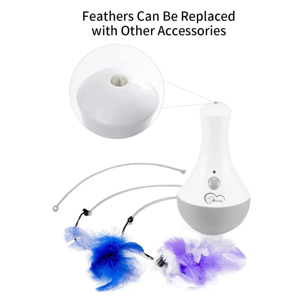 Indoor Play Cat Feather Toy - Pawthrive